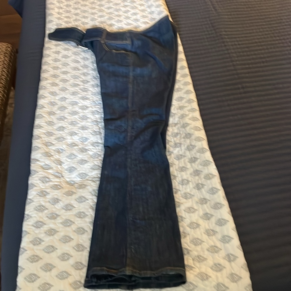 Topshop Y2K buckle flare jeans in indigo, size 30” waist - Picture 9 of 11